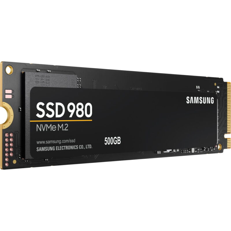 Disque Dur interne SSD Samsung 980 M.2 NVMe PCIe 3.0 - 500 GB - (MZ-V8V500BW)