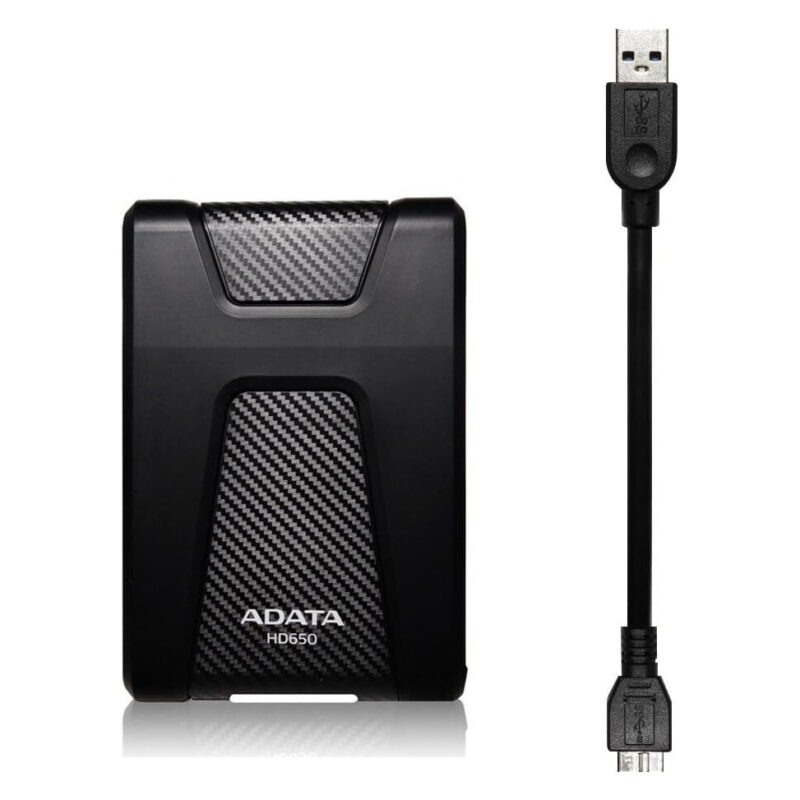 Disque Dur portable SSD ADATA HD650 4 To (AHD650-4TU31-CBK)