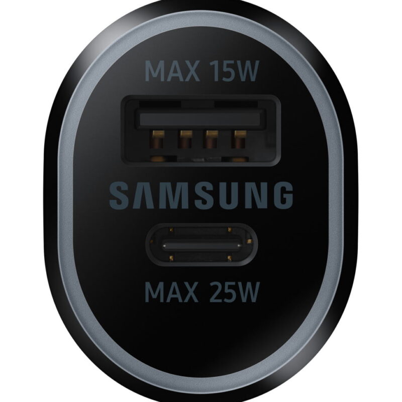 Double chargeur Samsung 40 W pour voiture (EP-L4020NBEGMA)