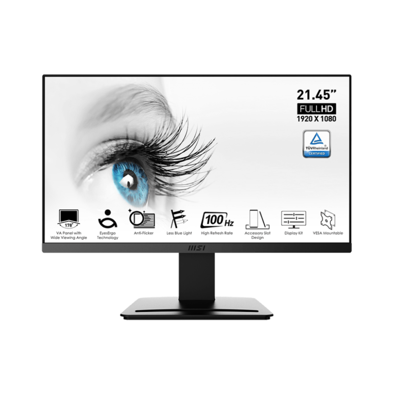 Écran 21.45" Full HD MSI Pro MP223 (9S6-3PB9CH-001)