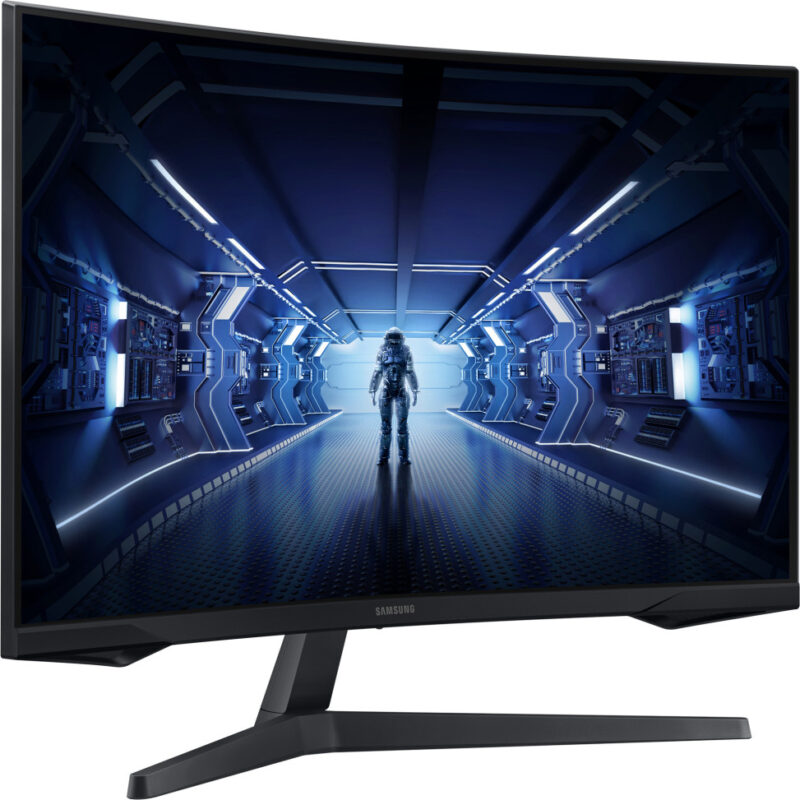 Écran gaming incurvé 32" WQHD Samsung Odyssey G5 - Courbure 1000R (LC32G55TQBUXEN)