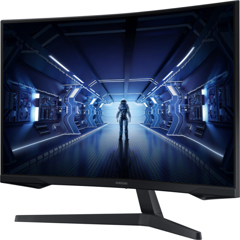 Écran gaming incurvé 32" WQHD Samsung Odyssey G5 - Courbure 1000R (LC32G55TQBUXEN)