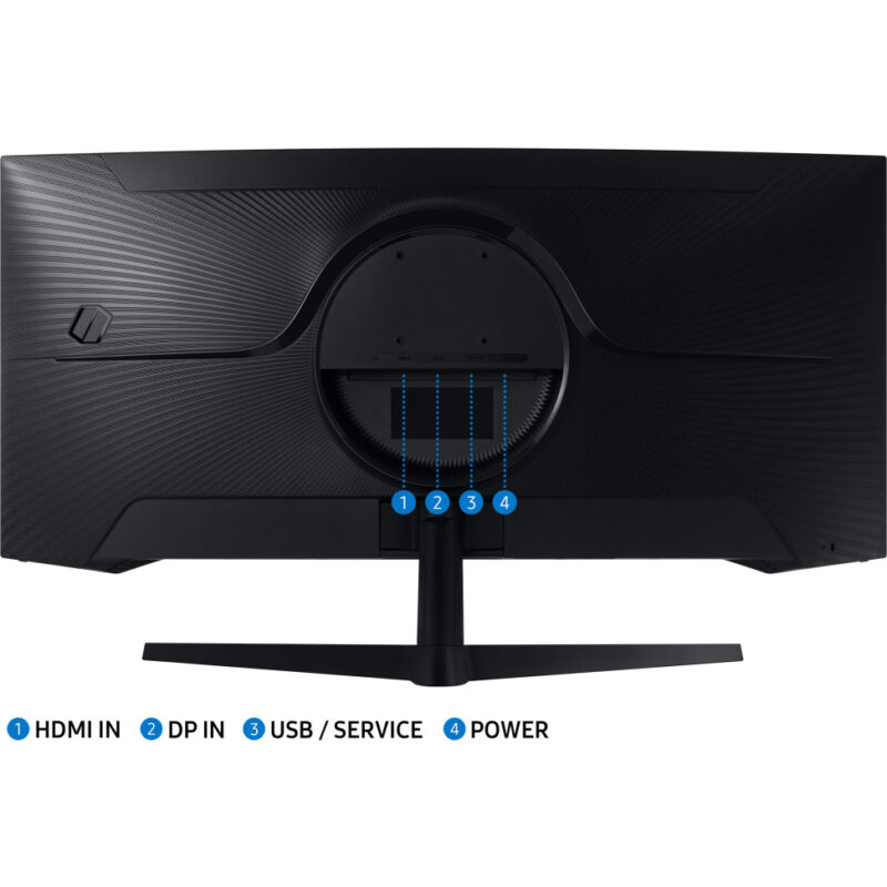 Écran incurvé Samsung Odyssey G5 34 " Ultra WQHD G5 165 Hz - Courbure 1000R - Temps réponse 1ms (LC34G55TWWMXZN)