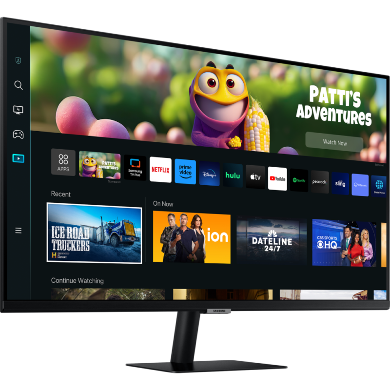 Écran intelligent 27" Samsung M5 avec télécommande (LS27CM500EMXZN)