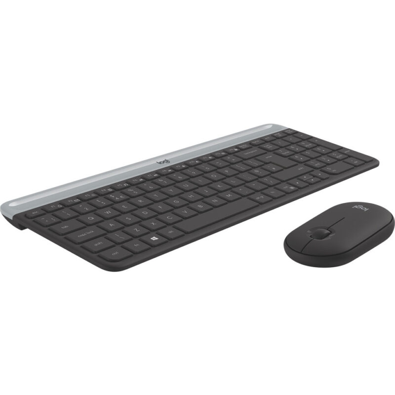 Ensemble clavier et souris sans fil ultra-fin Logitech MK470 AZERTY (920-009190)