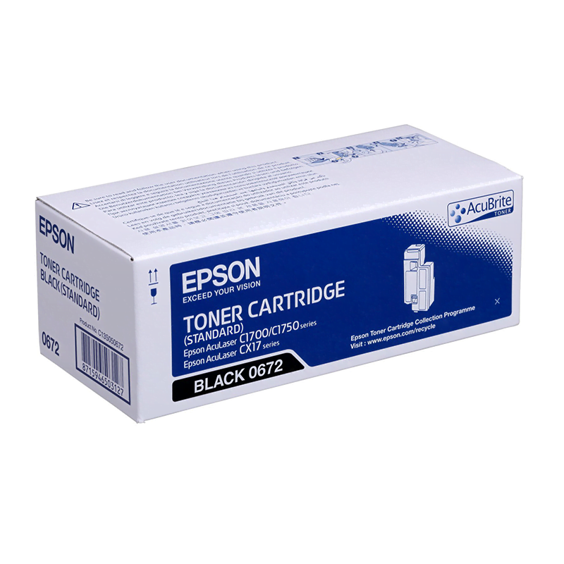 Epson 0672 Noir - Toner Epson d'origine (C13S050672)