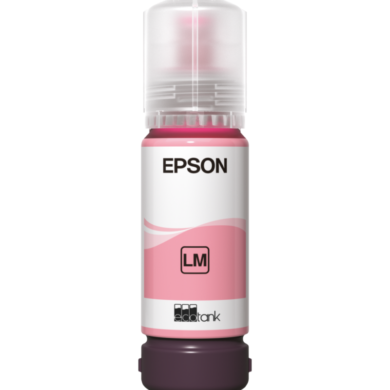 Epson 108 Magenta clair - Bouteille d'encre Epson EcoTank d'origine (C13T09C64A)