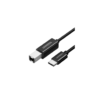 Câble Ugreen imprimante USB-C vers USB B Mâle Noir - 2M (50446)