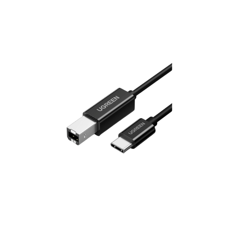 Câble Ugreen imprimante USB-C vers USB B Mâle Noir - 2M (50446)