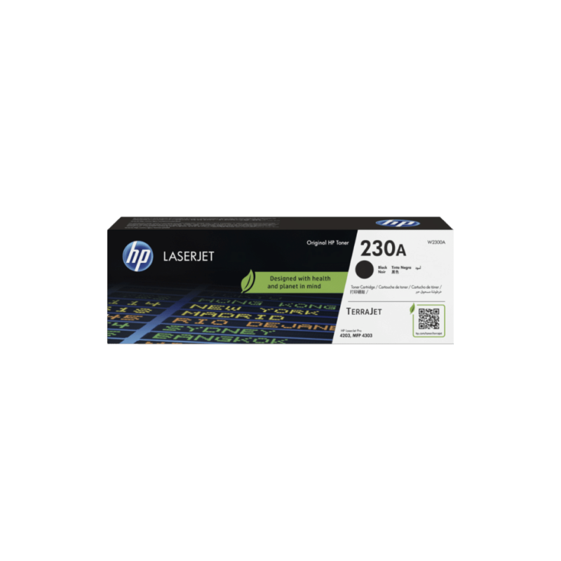 Toner HP LaserJet d'origine 230A Black (W2300A)