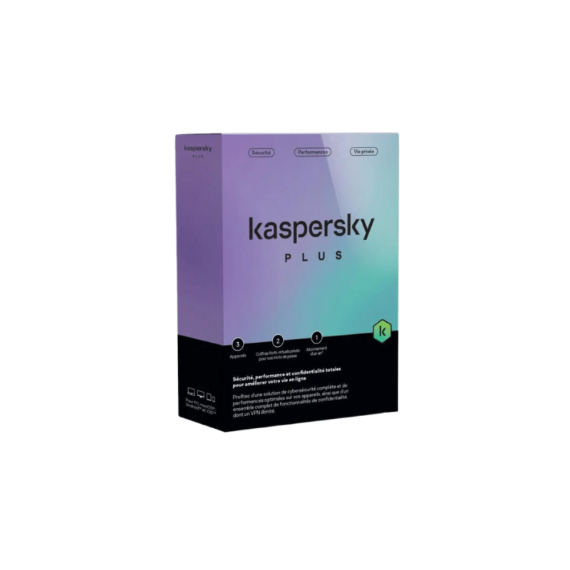 Kaspersky Plus équivalent à Internet Security (KL10428BCFS-SLIMMAG)