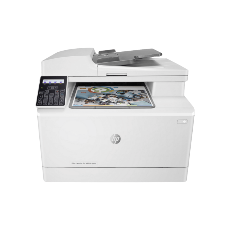 Imprimante Multifonction Laser Couleur HP LaserJet Pro M183fw (7KW56A-B19)