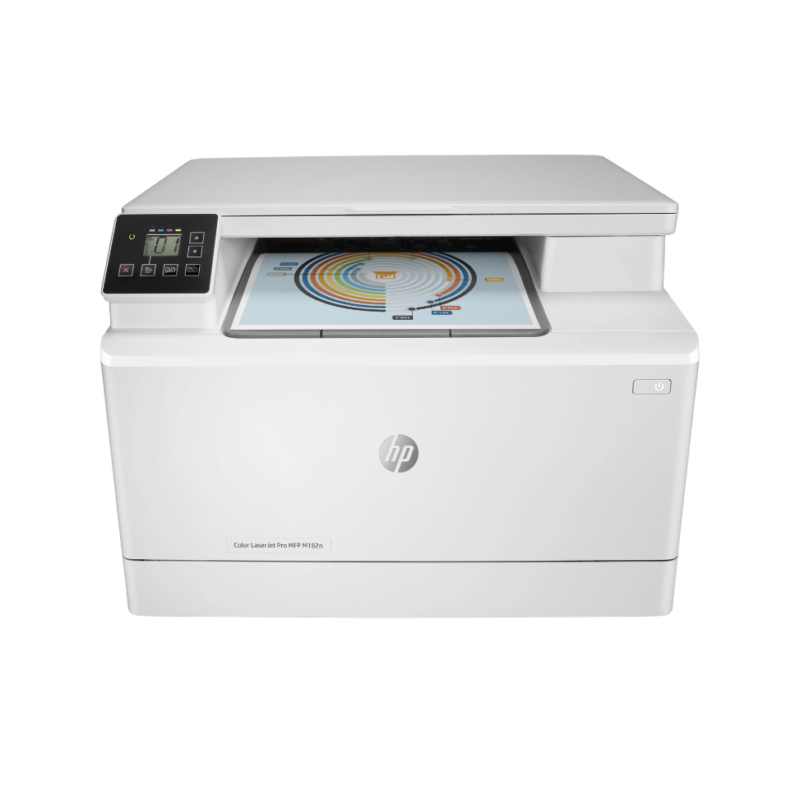 Imprimante Multifonction Laser Couleur HP LaserJet Pro M182n (7KW54A)