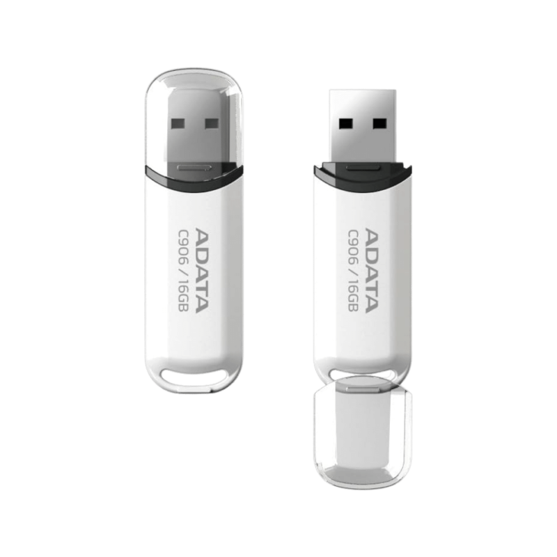 Clé USB ADATA Classic Series C008 16GB blanc (AC906-16G-RWH)