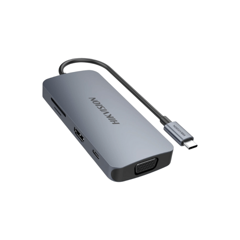 HUB USB-C Hikvision 8 en 1 (HS-HUB-DS801)