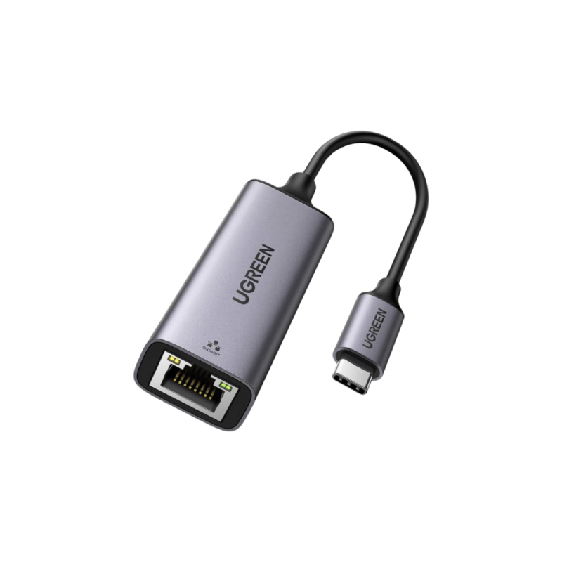 Adaptateur Ugreen Aliminium USB-C vers RJ45 1000Mbps (50737)