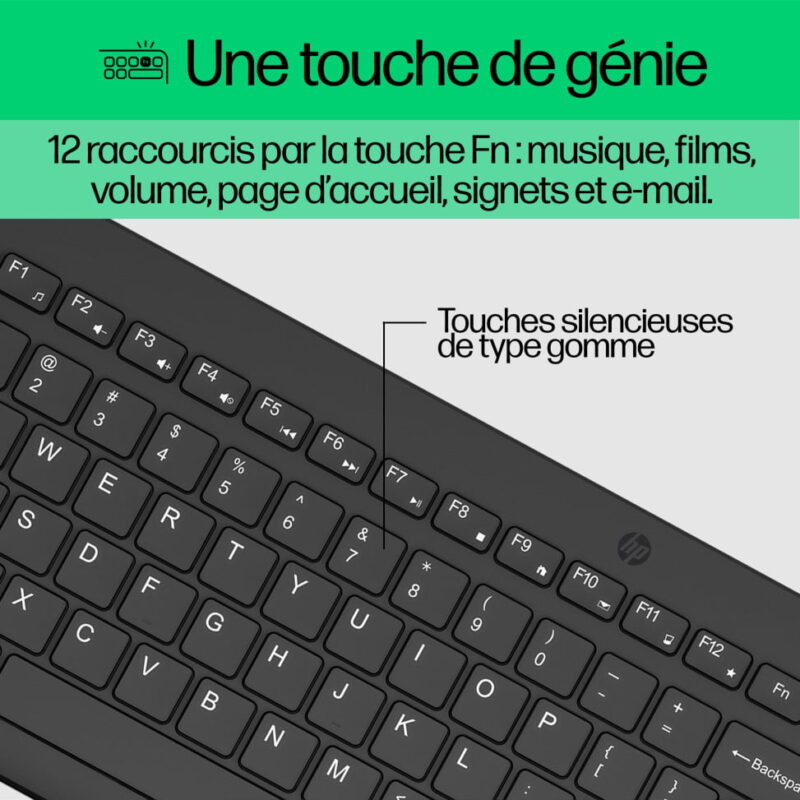 HP Ensemble combiné clavier et souris sans fil 330  (2V9E6AA)