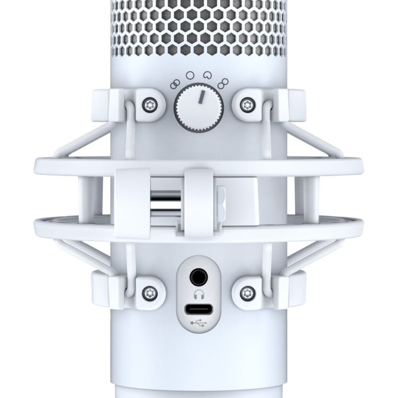 HyperX QuadCast S Blanc Microphone de PC (519P0AA)