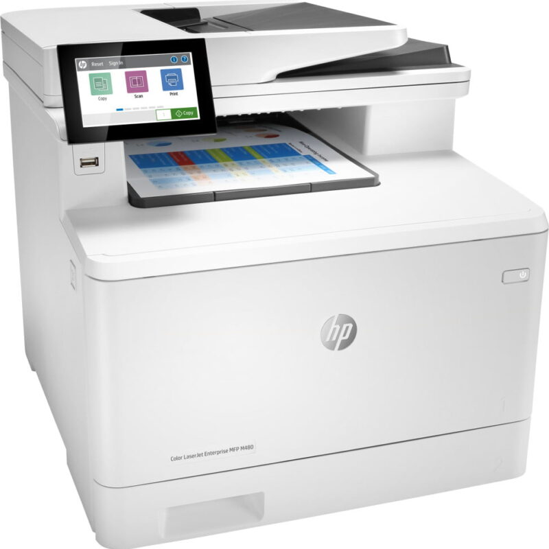 Imprimante Multifonction Laser Couleur HP LaserJet Enterprise MFP M480f (3QA55A)