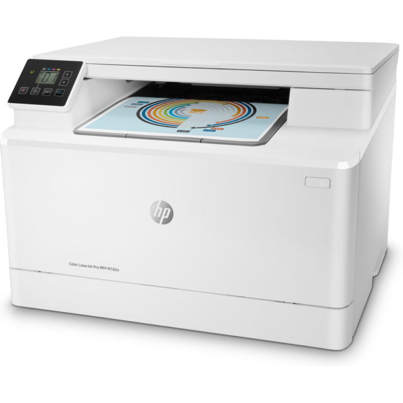 Imprimante Multifonction Laser Couleur HP LaserJet Pro M182n (7KW54A-B19)