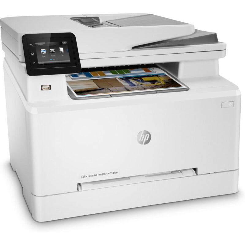 Imprimante Multifonction Laser Couleur HP LaserJet Pro M283fdn (7KW74A-B19)