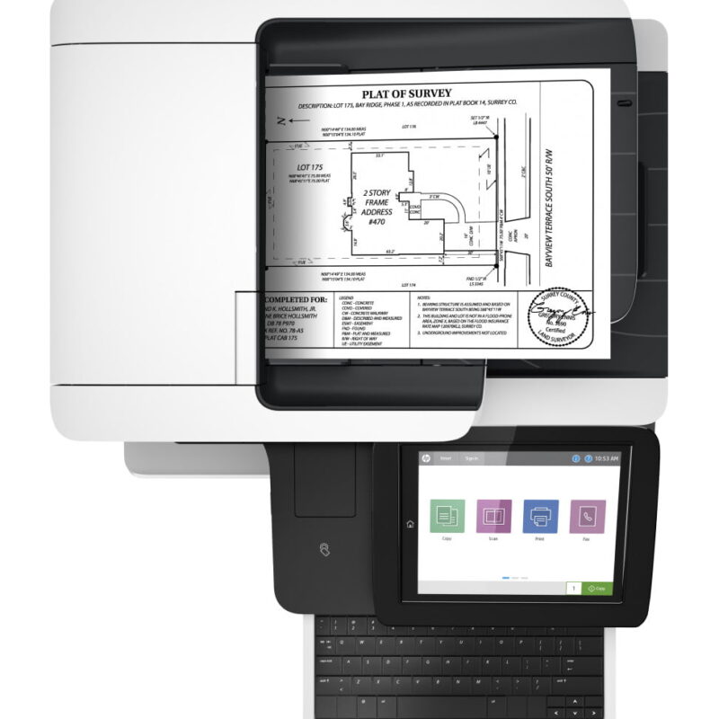 Imprimante Multifonction Laser Monochrome HP LaserJet Enterprise Flow M528z (1PV67A-B19)