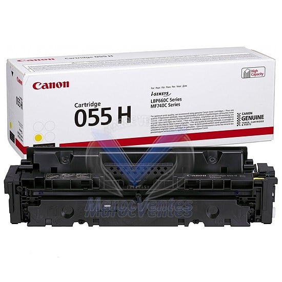 CANON 055H TONER CARTRIDGE JAUNE (3017C002AA)