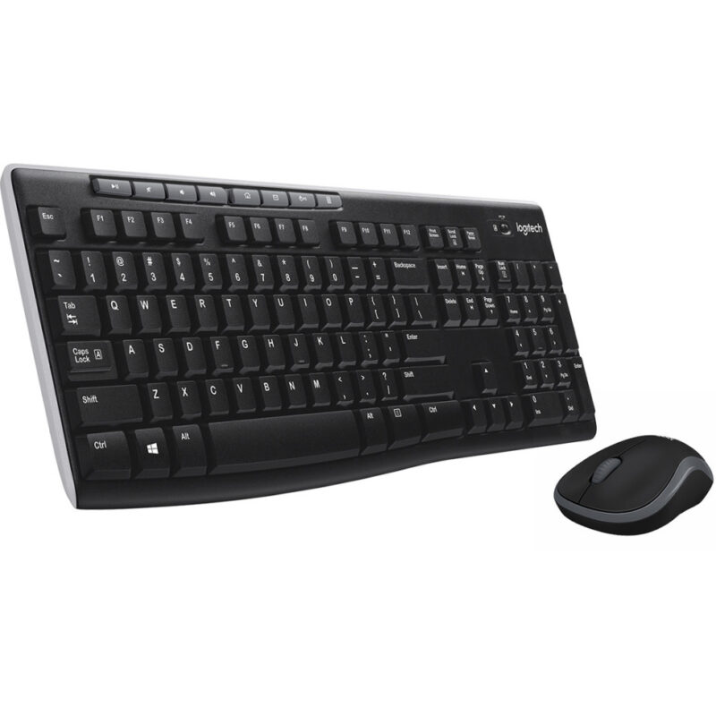 Logitech Wireless Desktop MK270 - Ensemble sans fil souris + clavier (AZERTY Français) (920-004510)