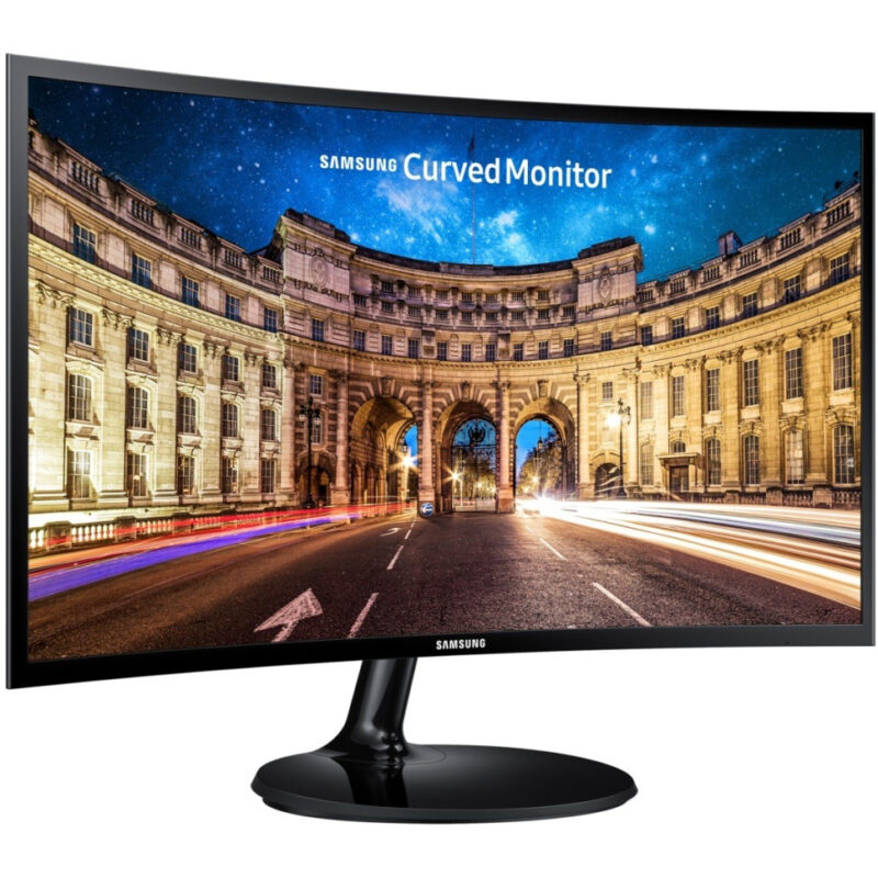 Écran incurvé 23.5" Full HD Samsung Courbure 1800R (LC24F390FHMXZN)