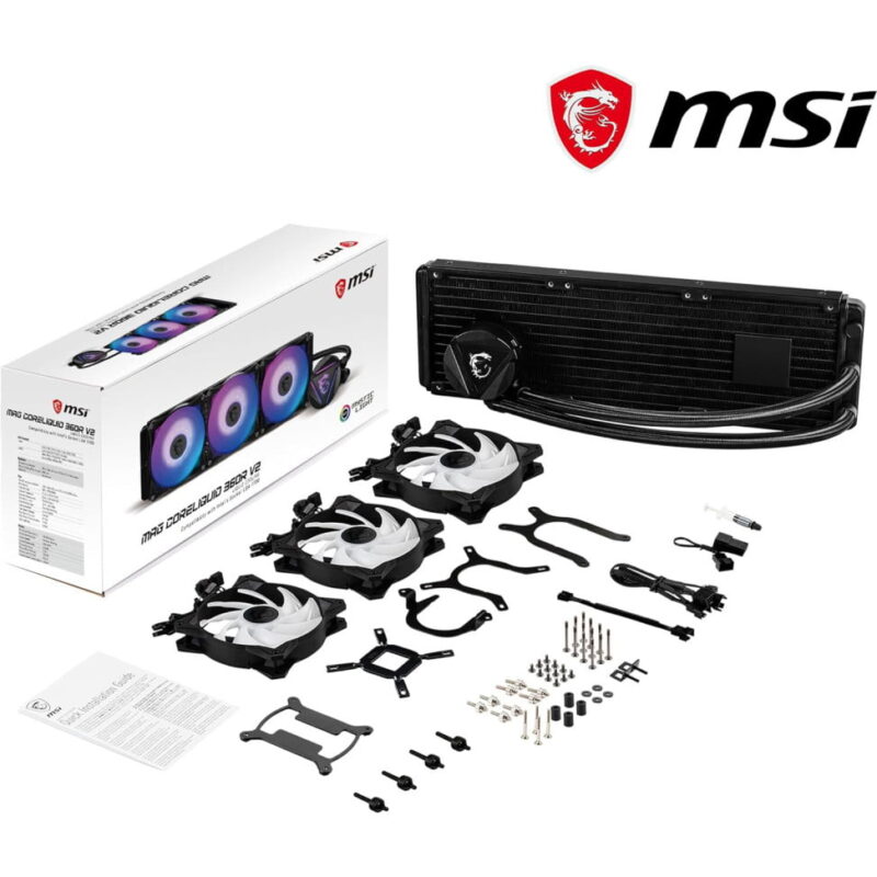 MSI MAG coreliquid 360R V2 Kit de Watercooling pour processeur (MSI_306-7ZW1C41-813)