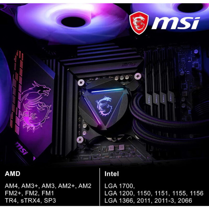 MSI MAG coreliquid 360R V2 Kit de Watercooling pour processeur (MSI_306-7ZW1C41-813)