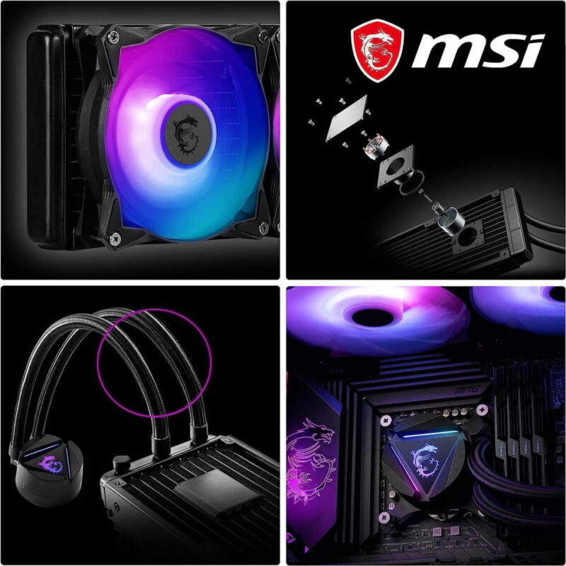 MSI MAG coreliquid 360R V2 Kit de Watercooling pour processeur (MSI_306-7ZW1C41-813)