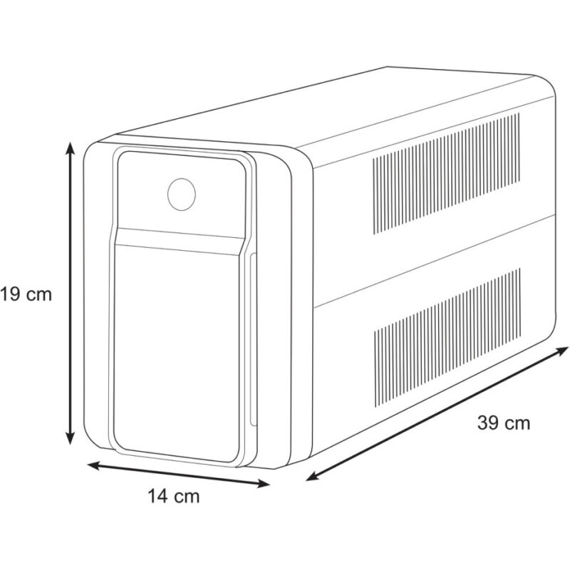 Onduleur Line-interactive APC BACK-UPS- 650 W/ 1200VA 4 prises Fr (BX1200MI-FR)