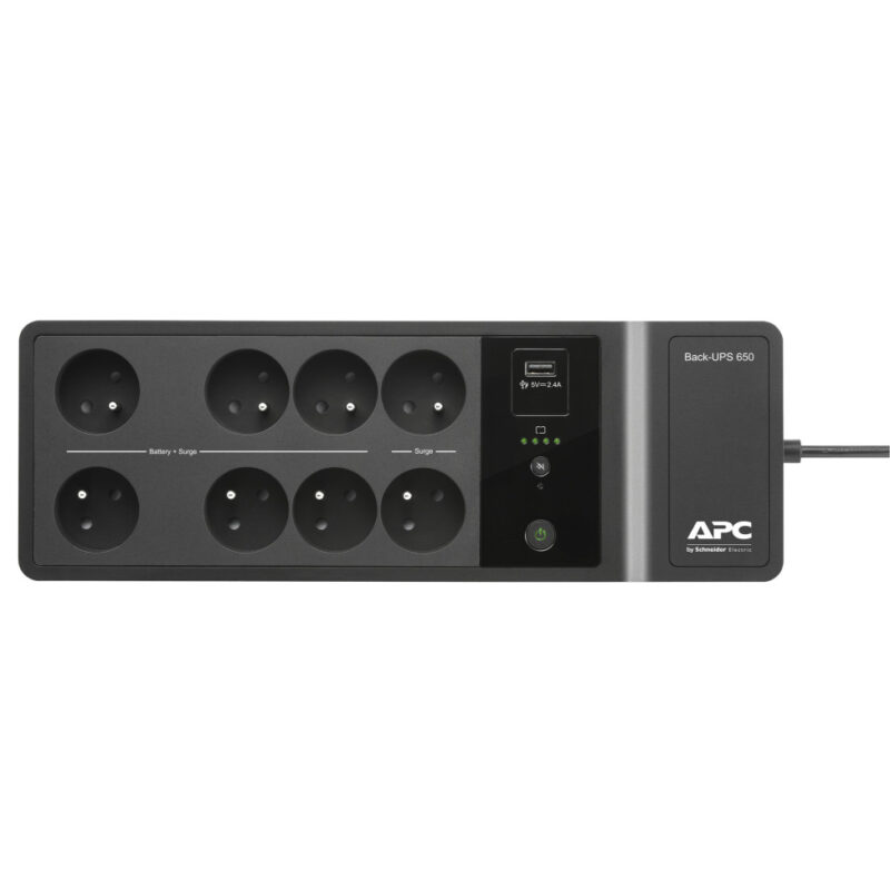 Onduleur Off-Line APC Back-UPS BE650G2-FR - 400 Watts / 650 VA - 8 prises FR + 1 USB (BE650G2-FR)