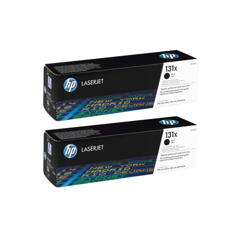 PACK HP 131X NOIR TONERS ORIGINAUX  (CF210XD)