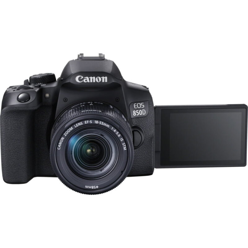 Reflex Canon EOS 850D + objectif EF-S 18-55mm IS STM (3925C002AA)