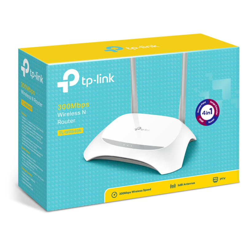 Router TP-Link 300Mbps Wireless N 300 Mbps (TL-WR840N)