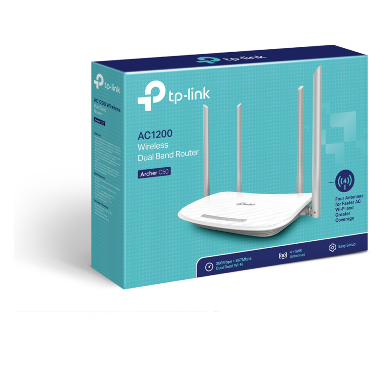 Routeur TP-Link AC1200 Wi-Fi double bande 300Mbps (ARCHERC50)