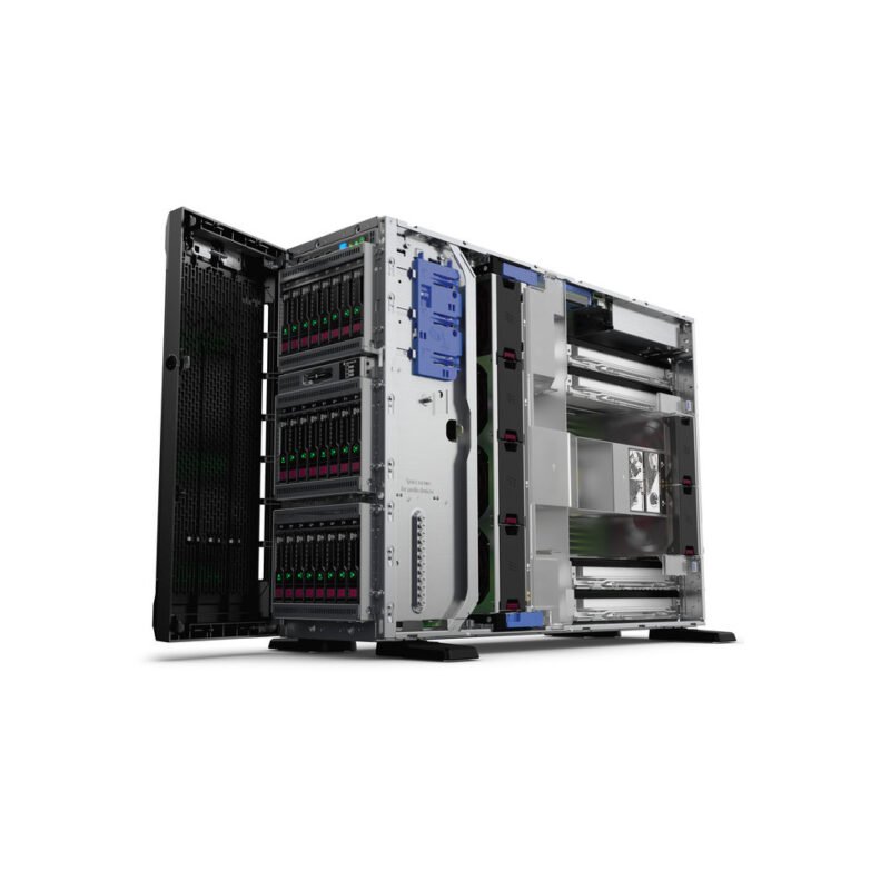 Serveur HPE ProLiant ML350 Gen10 4210R monoprocesseur 16 Go-R P408i-a 8 lecteurs SFF 1x800W - Alimentation redondante (P21788-421)