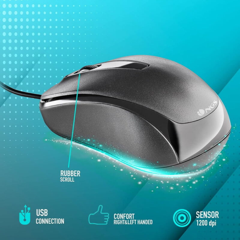 Souris filaire NGS 12000 DPI (EASYDELTA)