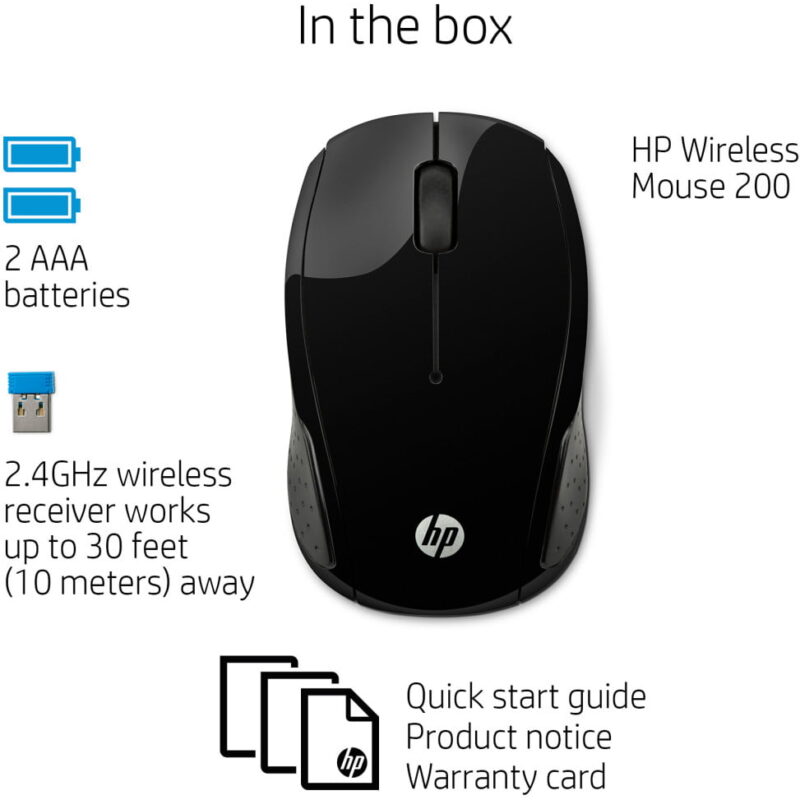 Souris Sans Fil HP 200 (X6W31AA)