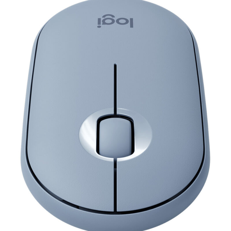 Souris sans fil Logitech Pebble M350 Bleu gris (910-005719)