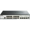 Switch Administrable empilable D-Link 16 ports 10/100/1000 Mbps