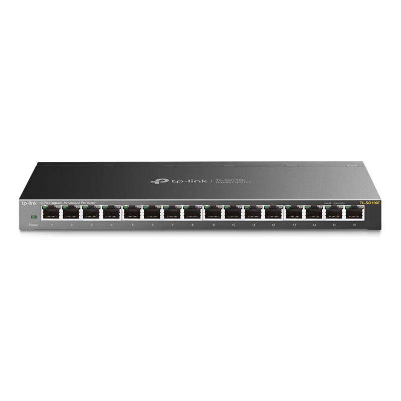 Switch de bureau TP-Link Non administrable Pro 16 ports Gigabit (TL-SG116E)