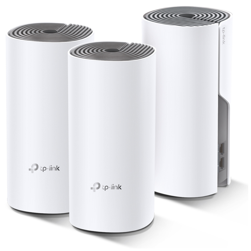 Système WiFi Mesh TP-Link Deco E4 AC1200 pour toute la maison 3 packs (DECOE4_3-PACK)