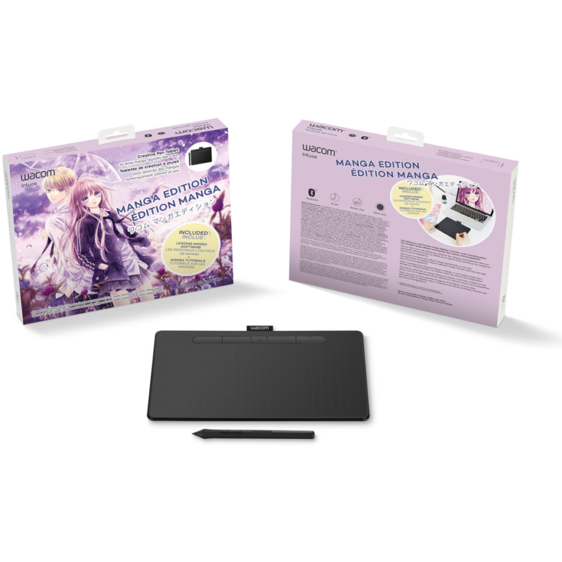 Tablette Graphique Wacom Intuos Manga Edition - Bluetooth (CTL-4100WLK-M2)