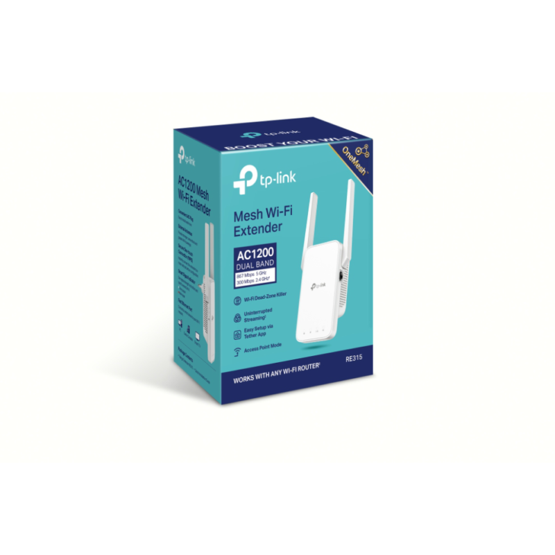 Range Extender TP-Link AC1200 Wi-Fi 300 Mbps (RE315)