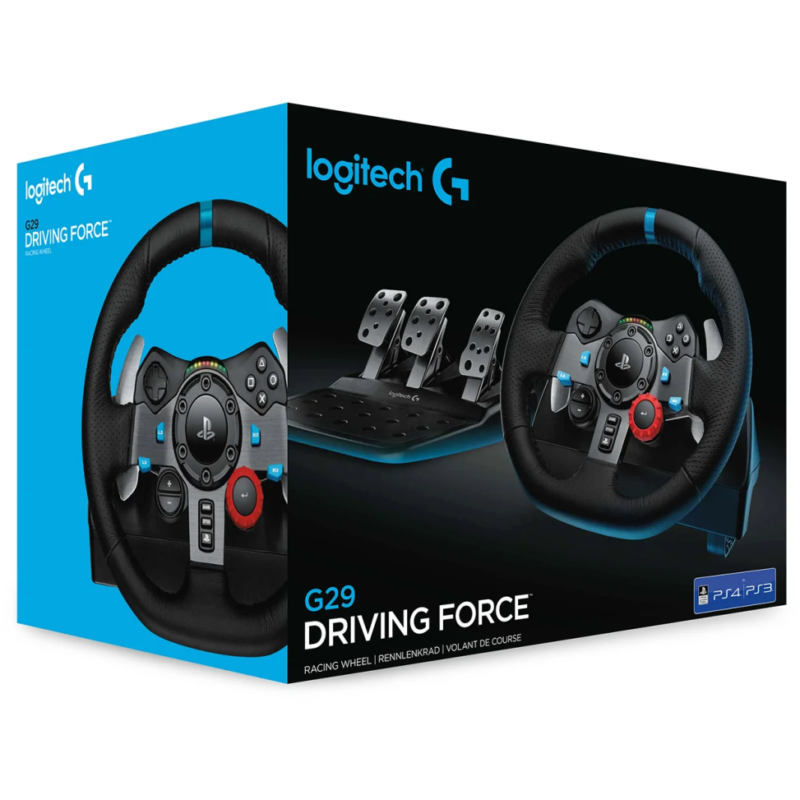 Volant de course Logitech® G29 Driving Force pour PS4 PS3 PC-EU (941-000113)